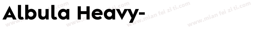 Albula Heavy字体转换